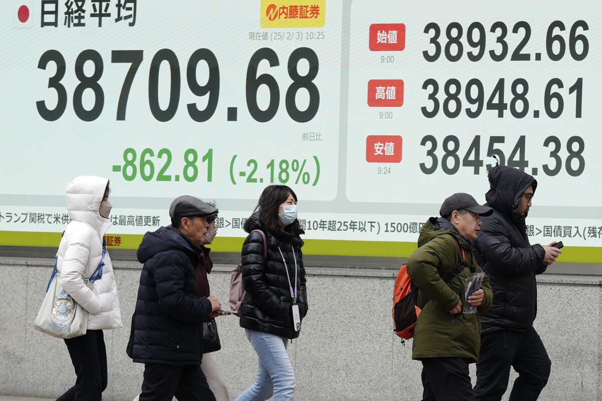 Nikkei Index Decline in Japan