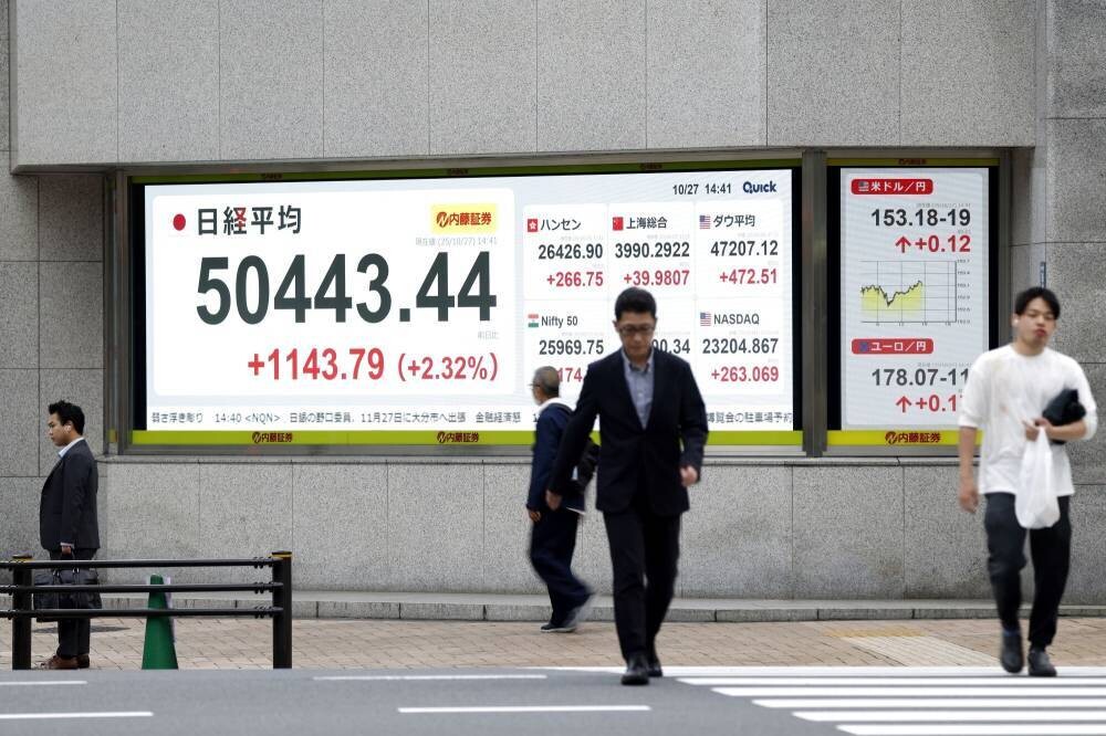 Nikai Drops from Record High Due to Profit-Taking