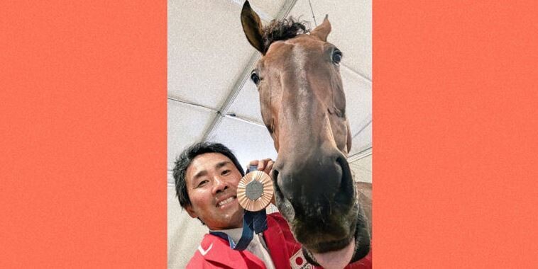Японский спортсмен-верховод выиграл первую олимпийскую медаль за 92 года