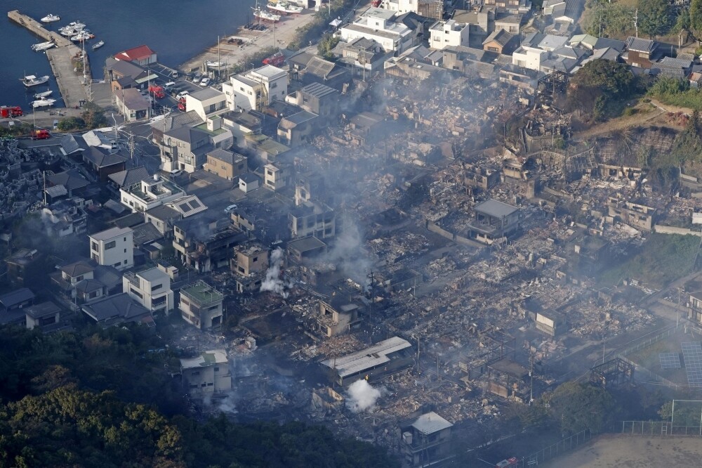 Major Fire in Japan: One Person Missing, Hundreds Evacuated