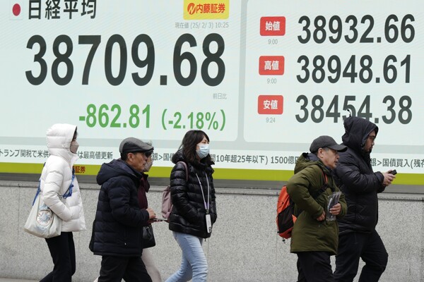 Nikkei Index Decline in Japan