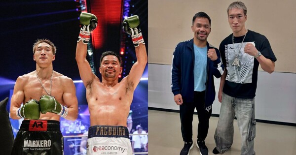 Пакьяо и Анпо сыграли вничью в захватывающем выставочном бою