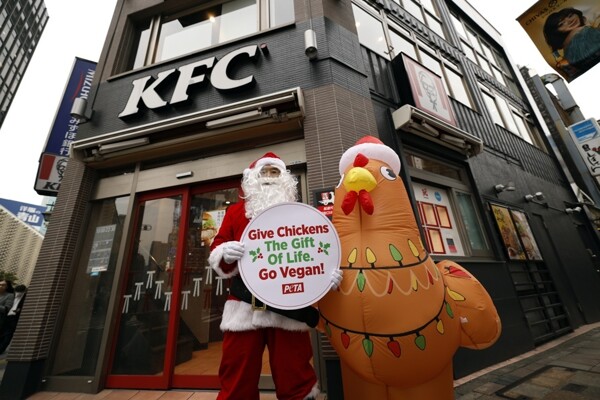 PETA Accuses KFC of Chicken Cruelty in Japan