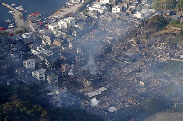 Major Fire in Japan: One Person Missing, Hundreds Evacuated