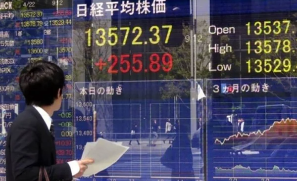 Индекс Никкей растет в Японии во время роста Уолл-стрит